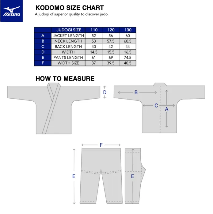 Mizuno Kodomo Kids Judo Gi