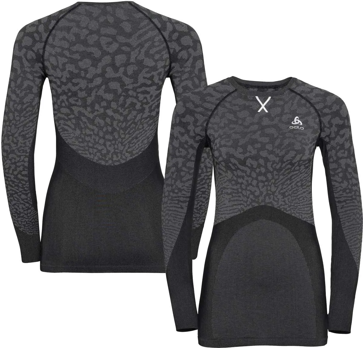 ODLO Women's Blackcomb Warm Eco Long Sleeve Base Layer Crew {O-188561}