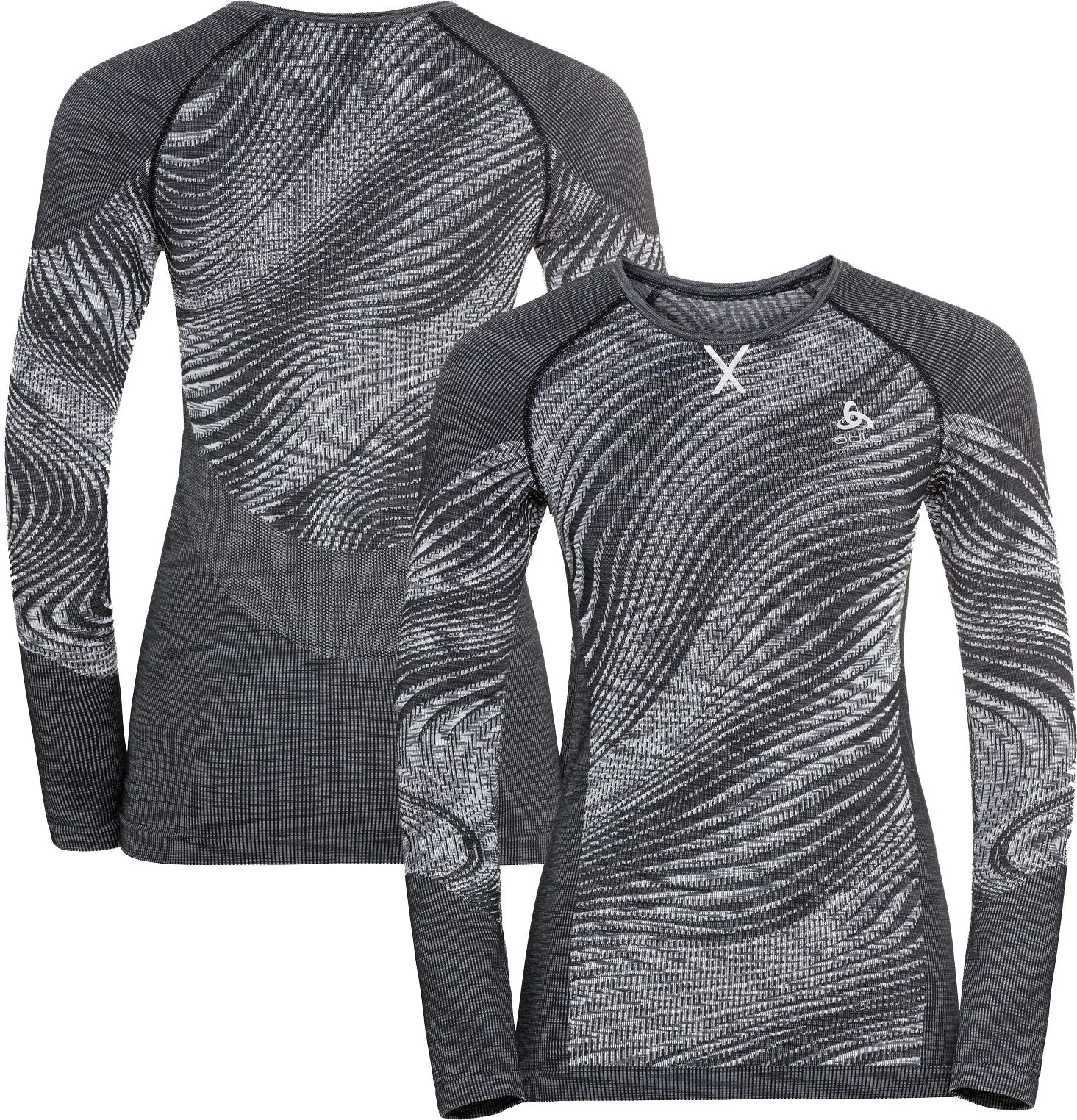 ODLO Women's Blackcomb Warm Eco Long Sleeve Base Layer Crew {O-188561}