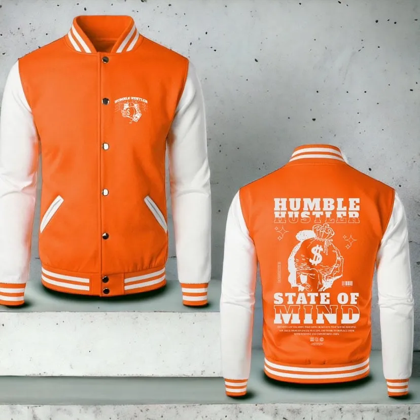 Orange Humble Hustler State of Mind varsity