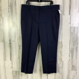 Pants Cropped By Ann Taylor In Navy, Size: 16