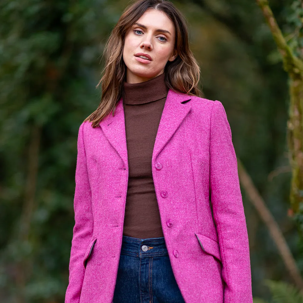 Pink Fiadh Donegal Tweed Jacket