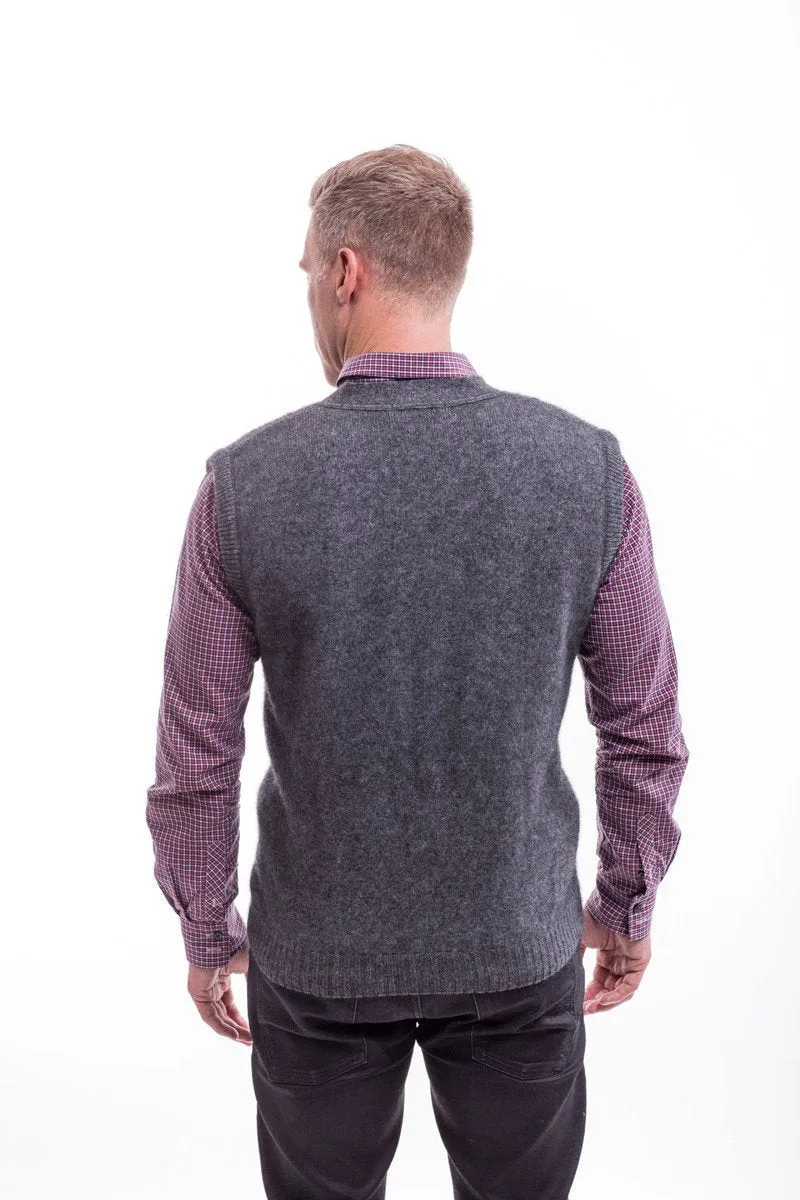 Possum Merino Argyle Vest