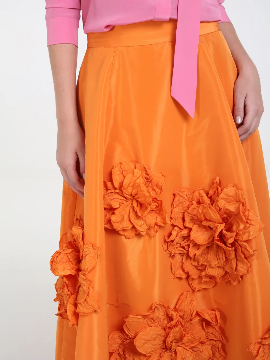 RAQUEL OROZCO Wendy Skirt - Orange