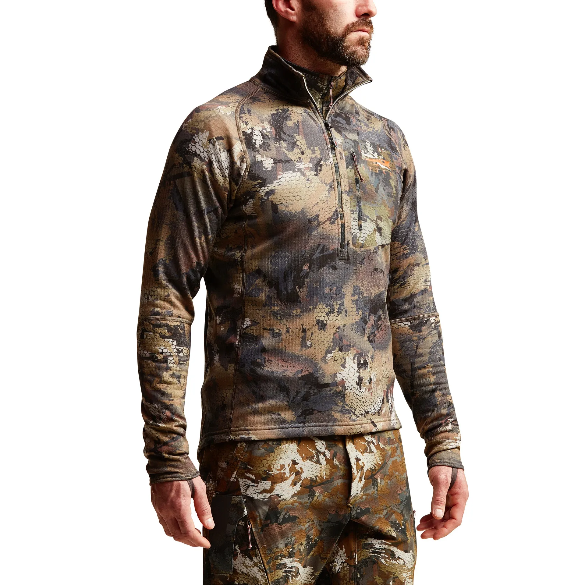 Sitka Grinder Half Zip Optifade Timber