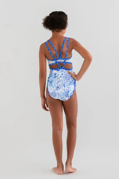 Sylvia P Bettina Blue Leotard