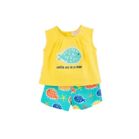 T-SHIRT & SHORT YELLOW