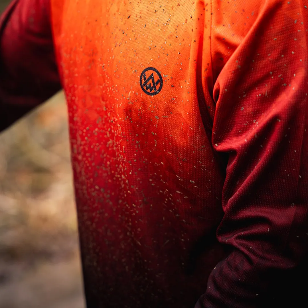 Triangulation Molten Long Sleeve MTB Jersey