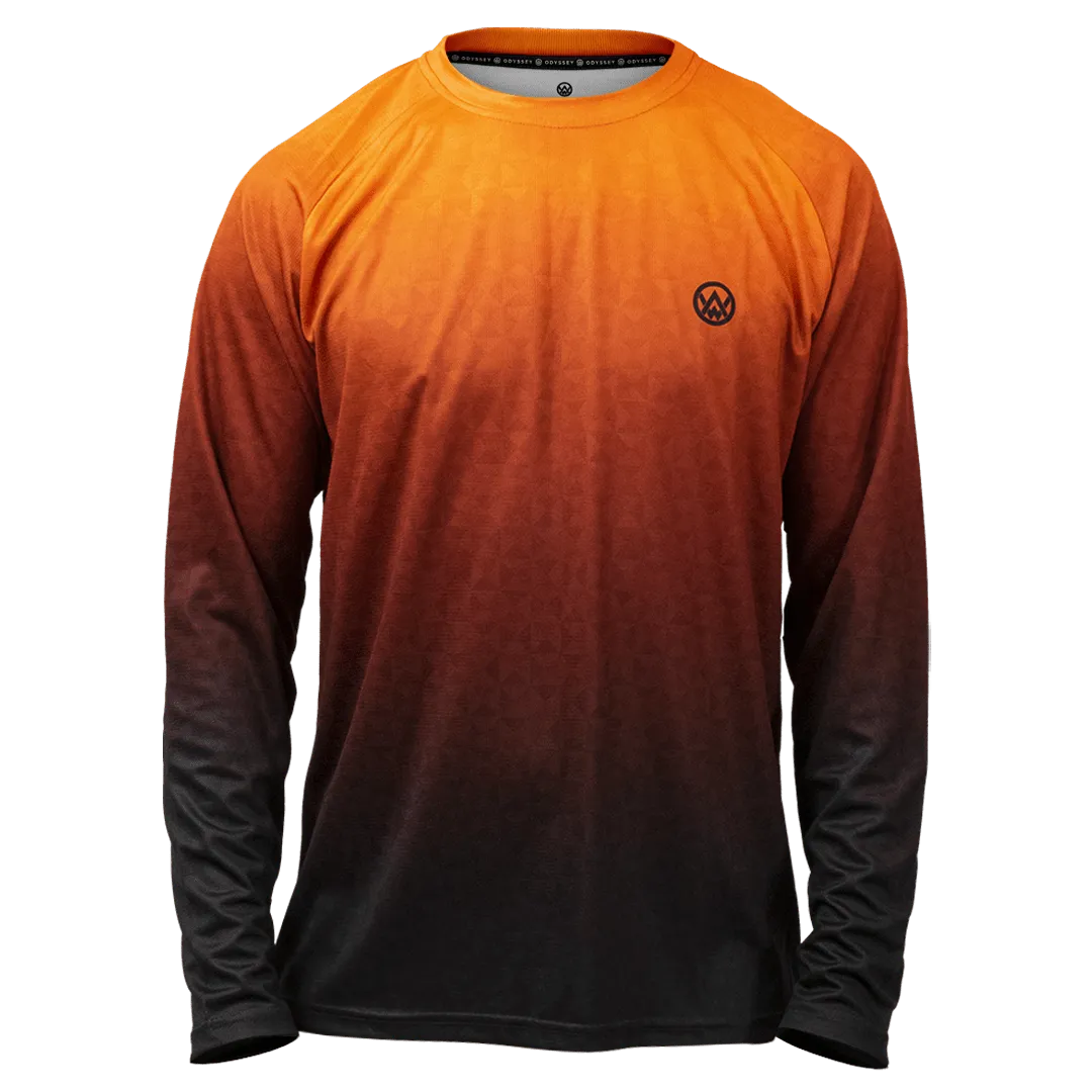 Triangulation Molten Long Sleeve MTB Jersey