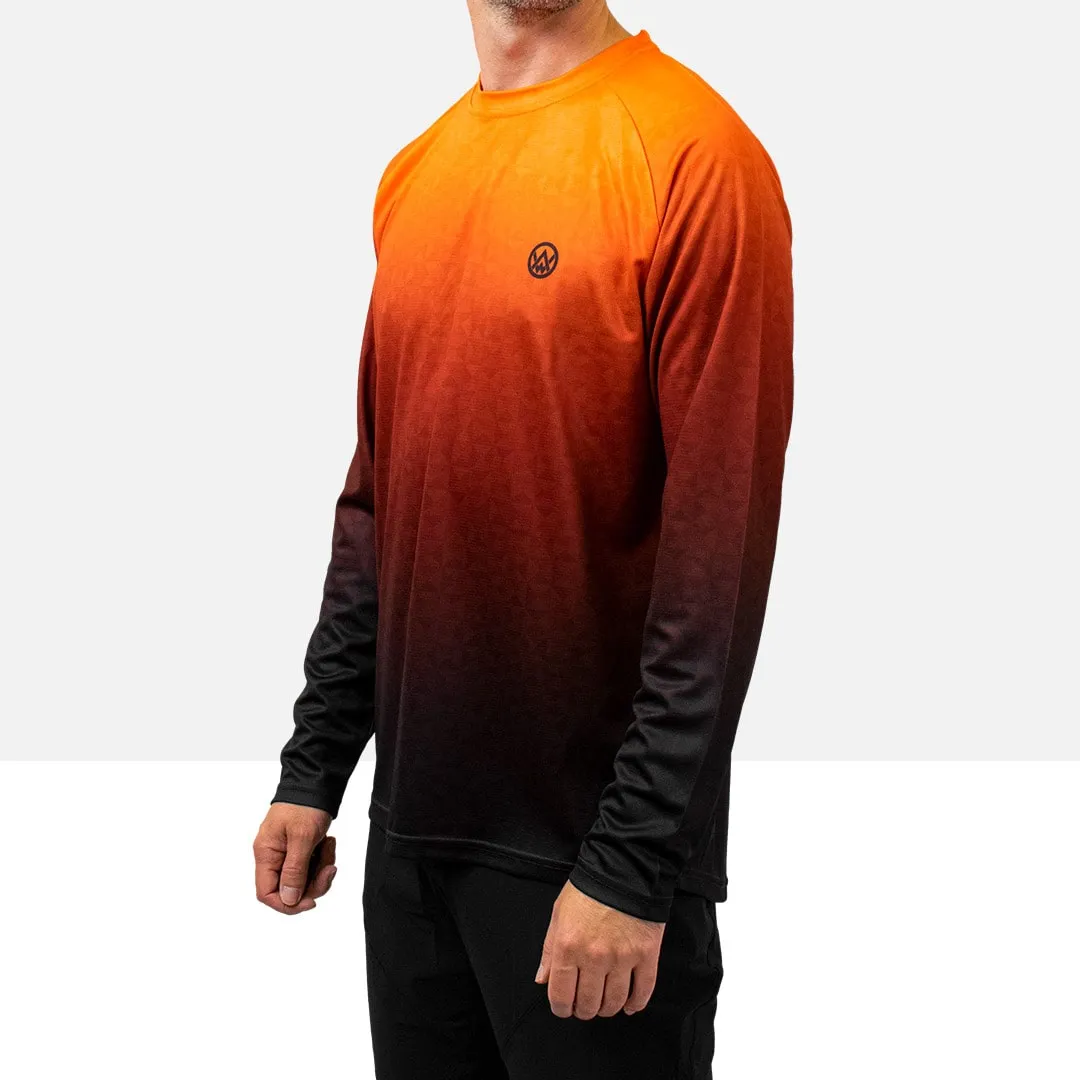 Triangulation Molten Long Sleeve MTB Jersey