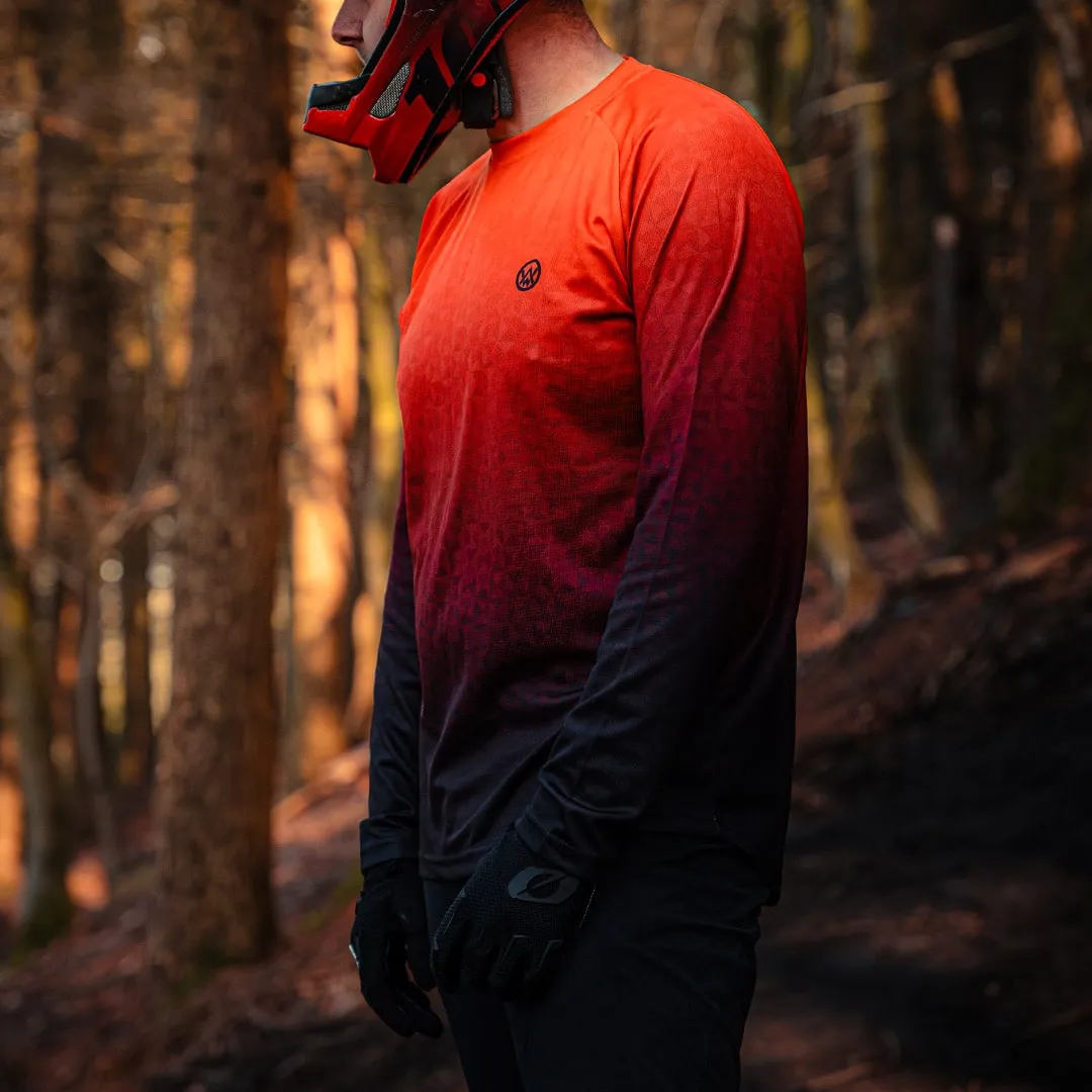 Triangulation Molten Long Sleeve MTB Jersey