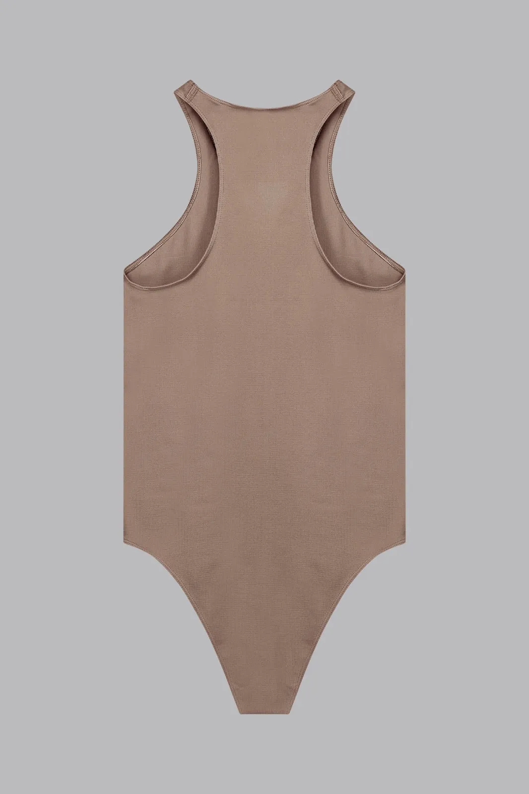 V_RYB SEAMLESS BODYSUIT - Tan