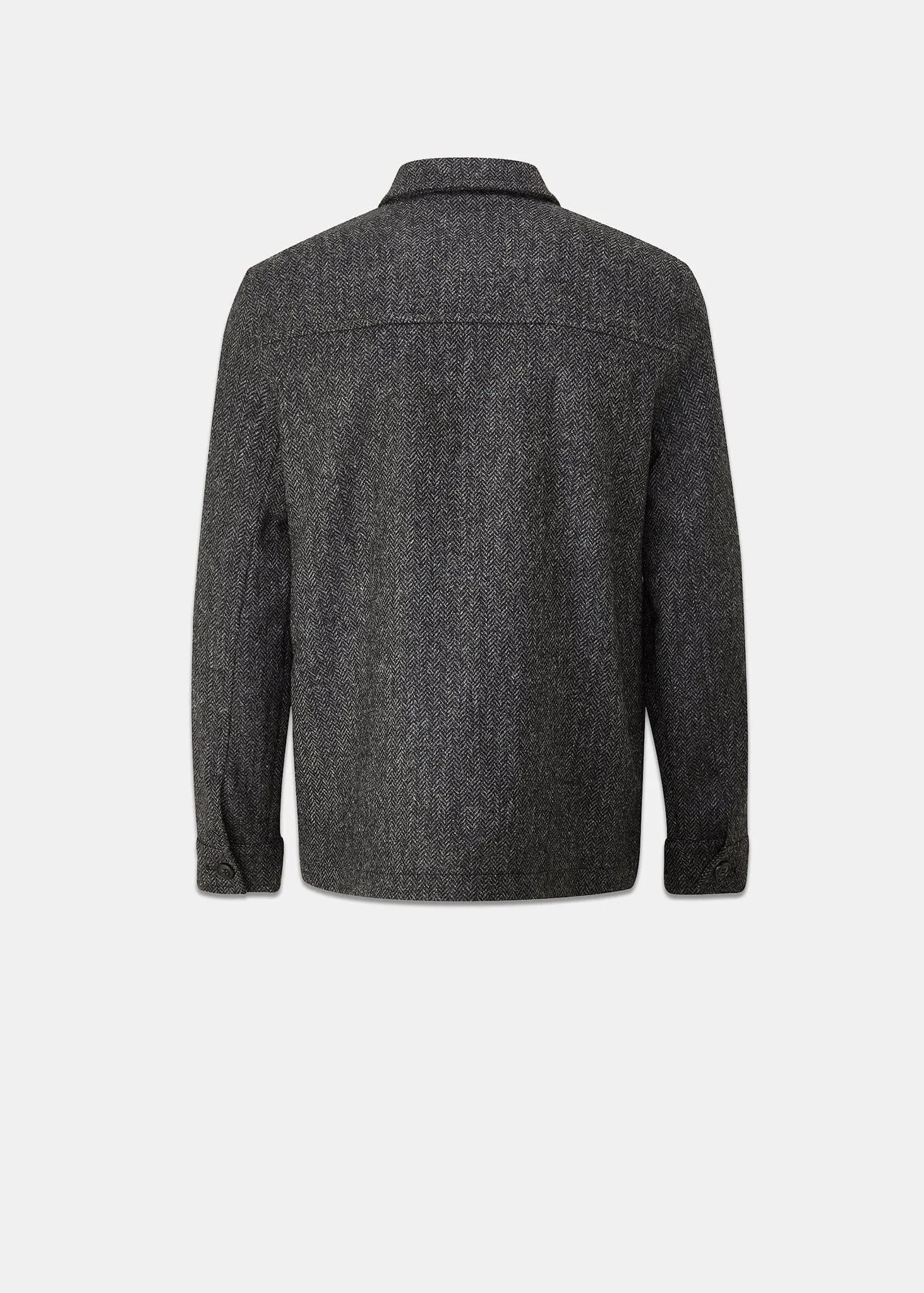 Walter Jacket Herringbone Charcoal