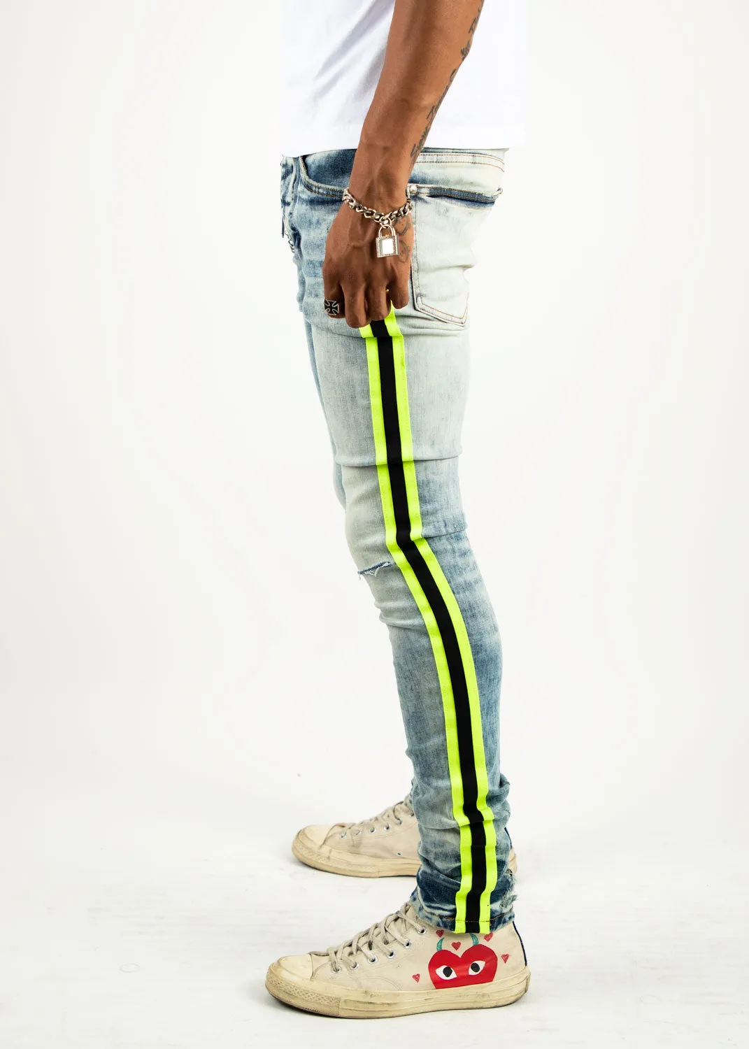 WILLI TAPED JEAN YELLOW